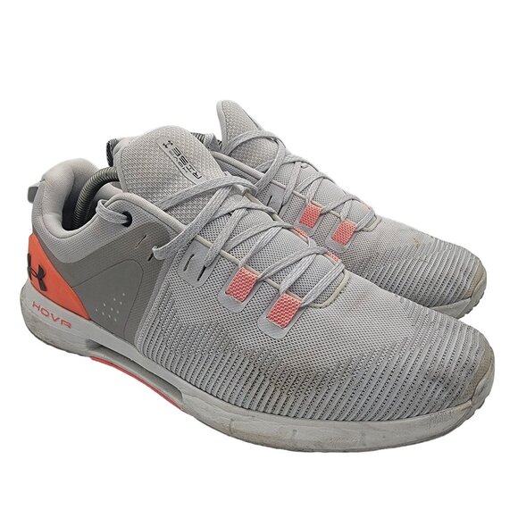 Under Armour HOVR Rise Mens 11 White Cross Trainer Sneaker Shoes 3022025-100